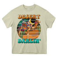 Mossy desert darling camel Heavy Core Tee - BarkalooDesign