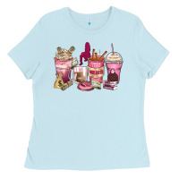 Baby Blue Girl boss coffee cups Ladies Tee - Zillion Design Studio