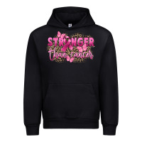 Black Stronger than Cancer Urban Hoodie - FaDigitalArtStudio