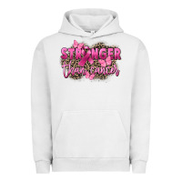 Pigment Lunar Rock Stronger than Cancer Urban Hoodie - FaDigitalArtStudio