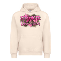 Sandshell Stronger than Cancer Urban Hoodie - FaDigitalArtStudio