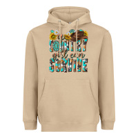 Mushroom Western a Country Girl Can Survive Heavyweight Hoodie - texasbilliewilder