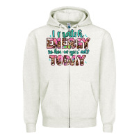 Oatmeal Heather i match energy so how we gon' act Zipper Hoodie - Artiststas