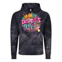 Cloud Black daddys girl Vintage Hoodie - NancyCooperArtShop