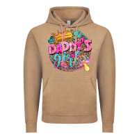 Vintage Coffee daddys girl Vintage Hoodie - NancyCooperArtShop