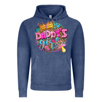 Vintage Denim daddys girl Vintage Hoodie - NancyCooperArtShop