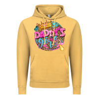 Vintage Mustard daddys girl Vintage Hoodie - NancyCooperArtShop