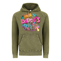 Vintage Olive daddys girl Vintage Hoodie - NancyCooperArtShop