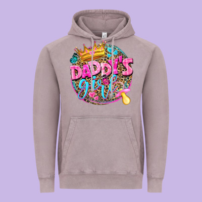 Daddys Girl Vintage Hoodie Designed By Nancycooperartshop