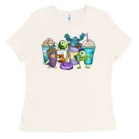 Bone cartoon characters coffee cups Ladies Tee - Zillion Design Studio