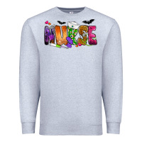 Heather Grey Nurse Halloween Premium Sweatshirt - NancyCooperArtShop