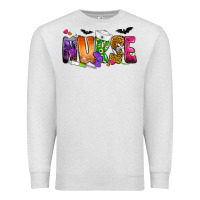 Oatmeal Heather Nurse Halloween Premium Sweatshirt - NancyCooperArtShop