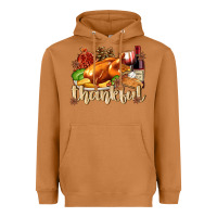 Meerkat Thankful with Turkey Heavyweight Hoodie - texasbilliewilder