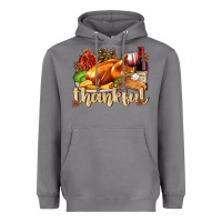 Storm Thankful with Turkey Heavyweight Hoodie - texasbilliewilder
