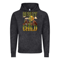Vintage Black desert child cactus Vintage Hoodie - NancyCooperArtShop