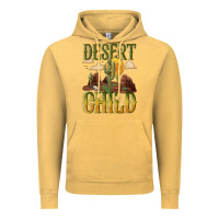 Vintage Mustard desert child cactus Vintage Hoodie - NancyCooperArtShop