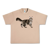 Burro Maine Coon Cat Urban Heavy Tee - LillyAllenDesigns