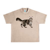 French Oak Maine Coon Cat Urban Heavy Tee - LillyAllenDesigns