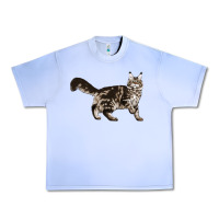 Grape Ice Maine Coon Cat Urban Heavy Tee - LillyAllenDesigns