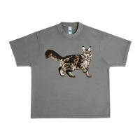 Tornado Maine Coon Cat Urban Heavy Tee - LillyAllenDesigns