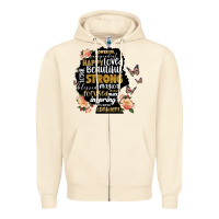 Sandshell black woman silhouette Zipper Hoodie - Artiststas