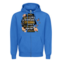 True Royal black woman silhouette Zipper Hoodie - Artiststas
