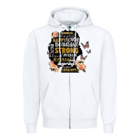White black woman silhouette Zipper Hoodie - Artiststas