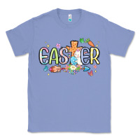 Colony Blue easter cross with bunny Classic Tee - MaliasSmallBusiness