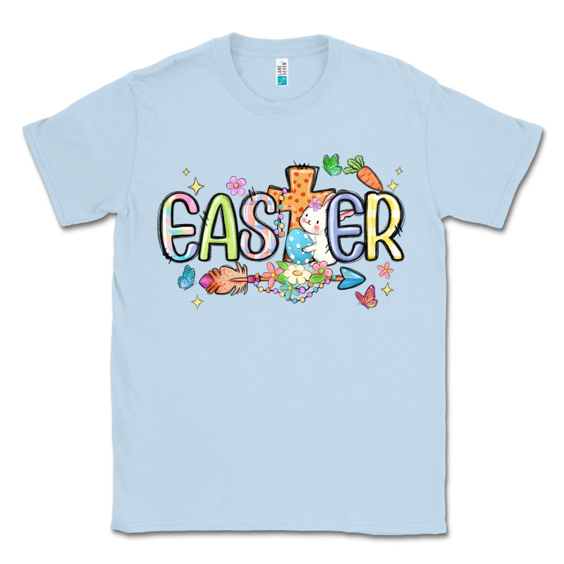 Easter Cross With Bunny Classic Tee by MaliasSmallBusiness | Teevron