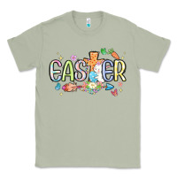 Matcha easter cross with bunny Classic Tee - MaliasSmallBusiness