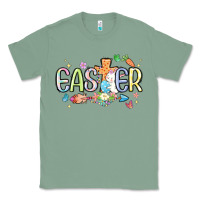 Sage easter cross with bunny Classic Tee - MaliasSmallBusiness