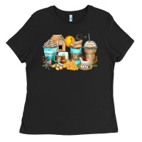 Black chicken coffee cups Ladies Tee - Zillion Design Studio