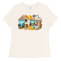 Chicken Coffee Cups Ladies Tee | Teevron