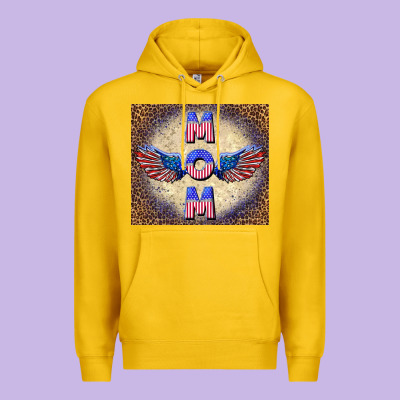 American Mom Premium Hoodie Designed By Tumblerdesignbyshophia