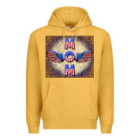 Mustard American mom Premium Hoodie - TumblerDesignByShophia