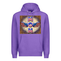 Purple American mom Premium Hoodie - TumblerDesignByShophia
