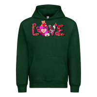 Forest Green Love Coffee Mug Valentines Day Urban Hoodie - FaDigitalArtStudio