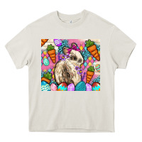 Cream Easter Bunny tumbler Easter Day Heavy Core Tee - Neo Western