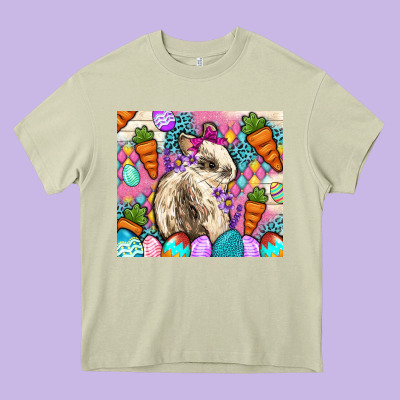 Easter Bunny Tumbler Easter Day Heavy Core Tee Designed By Neo Western