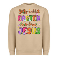 Mushroom silly rabbit easter is for jesus Heavyweight Sweatshirt - MaliasSmallBusiness