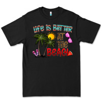 Black life is better at the beach Premium Tee - CowhideDigitalArt
