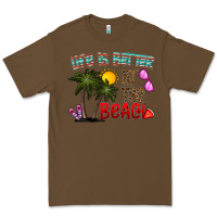 Cacao life is better at the beach Premium Tee - CowhideDigitalArt