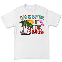 White life is better at the beach Premium Tee - CowhideDigitalArt