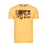 Vintage Mustard Love My Hero Firefighter Vintage Tee - LillyAllenDesigns