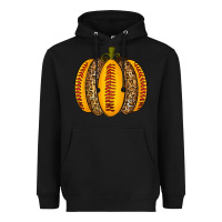 Black Softball Pumpkin Heavyweight Hoodie - texasbilliewilder