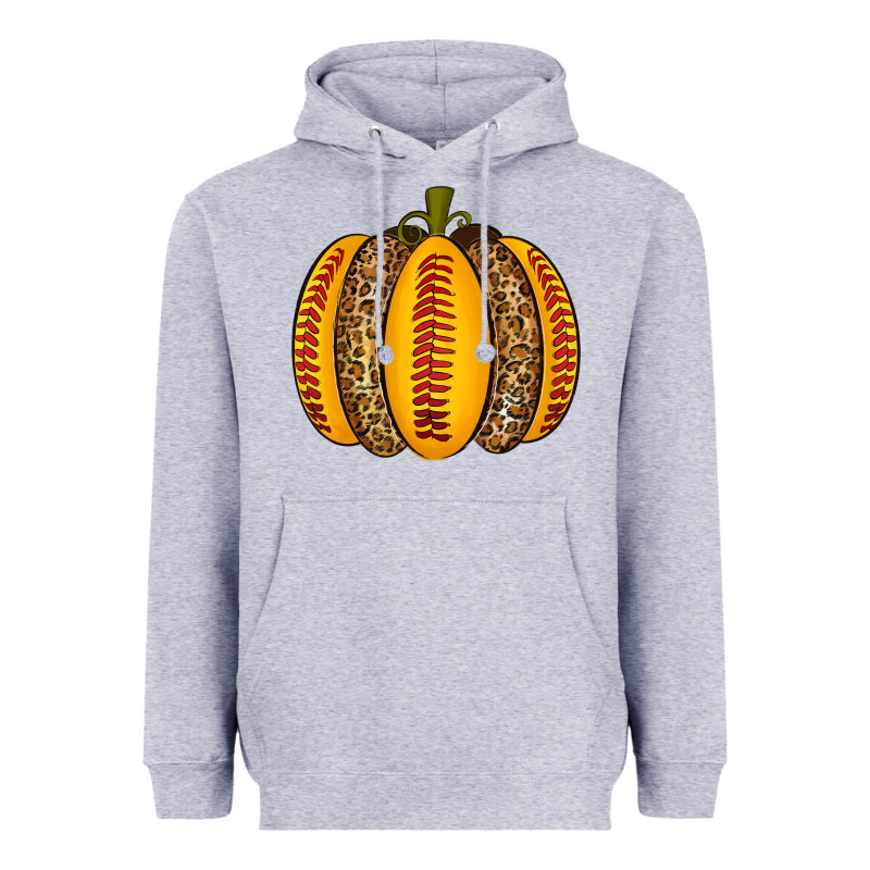 Softball Pumpkin Heavyweight Hoodie by texasbilliewilder | Teevron