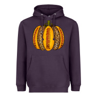 Plum Softball Pumpkin Heavyweight Hoodie - texasbilliewilder