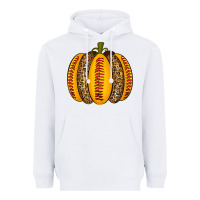 White Softball Pumpkin Heavyweight Hoodie - texasbilliewilder