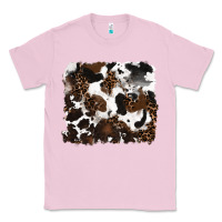 Bubblegum Pink leopard cowhide background Classic Tee - RanaPortraitStore