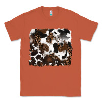 Copper leopard cowhide background Classic Tee - RanaPortraitStore
